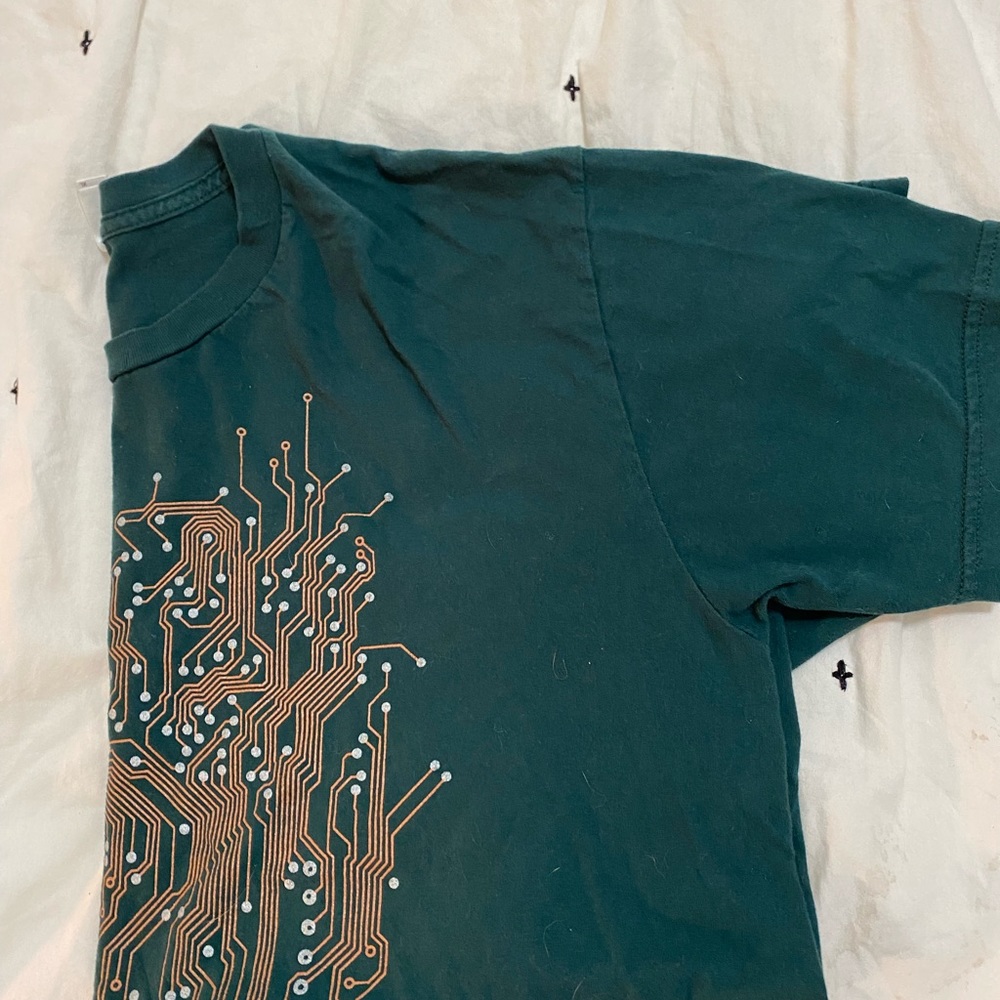 American Apparel circuit board shirt